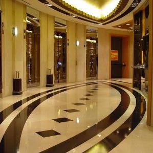 sealed and polished marble floor
