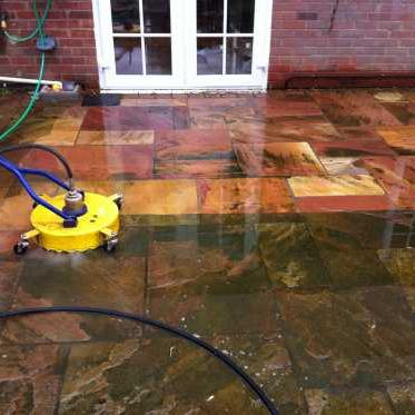 Cleaning of outside patio
