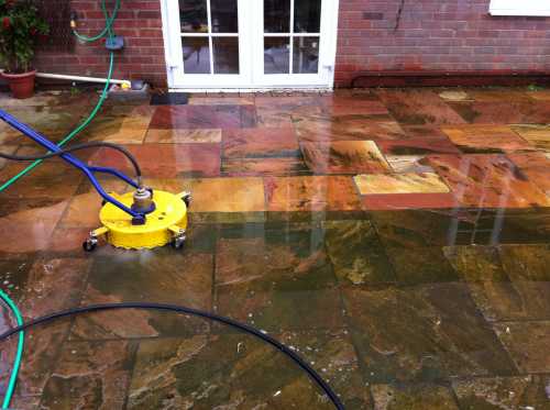 Patio cleaning and sealing services